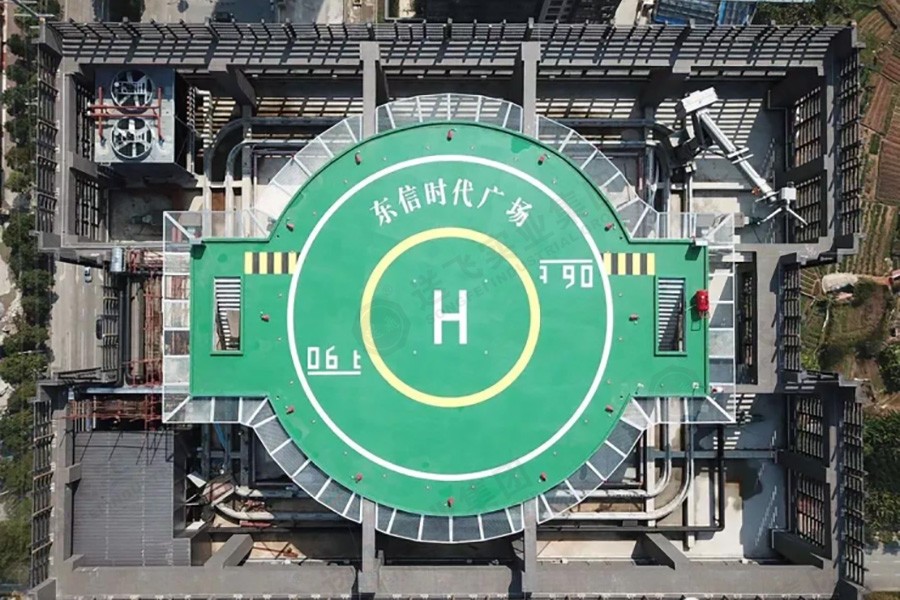 直升機停機坪機場標(biāo)志顏色是固定的嗎？都有哪些？